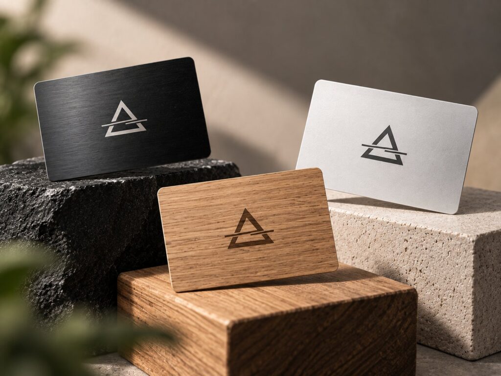 Métal, PVC ou bois : quel matériau pour votre carte de visite NFC ?