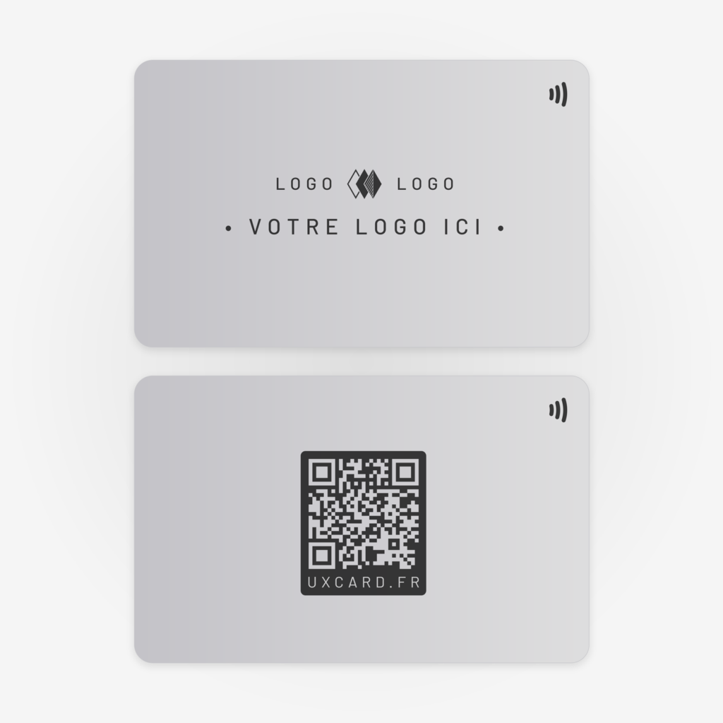 ux card metal custom gris